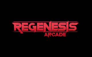 Logotipo del juego Regenesis Arcade de realidad virtual